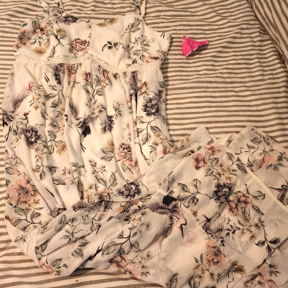 Torrid floral maxi dress